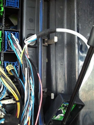 AdBlue emulator installation on DAF XF trucks