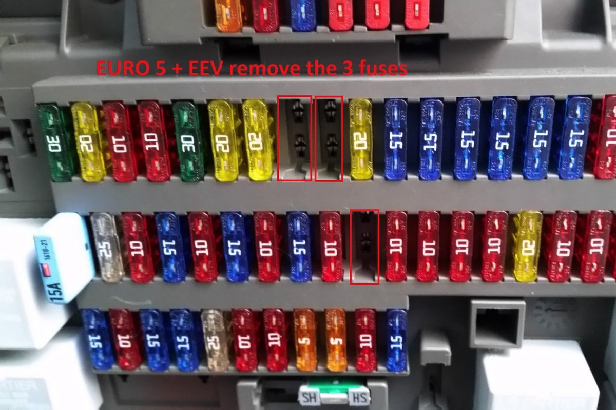 DAF LF (EURO 4, EURO 5 EEV) AdBlue emulator installation