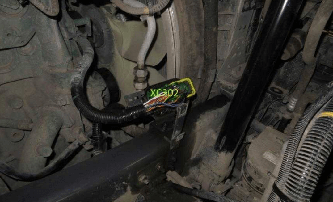 SCR connector location FH4/FM4 EURO 5