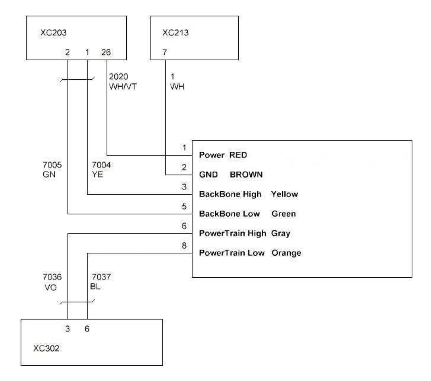 Wiring scheme